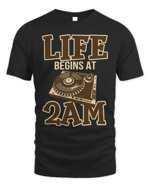Life Begins At 2 AM After Party Rave EDM Techno DJ
