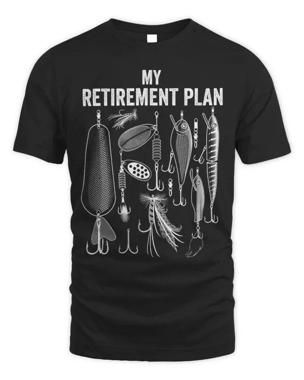 My Retirement Plan Fly Lure Fishing. Retirement Gift for Men
