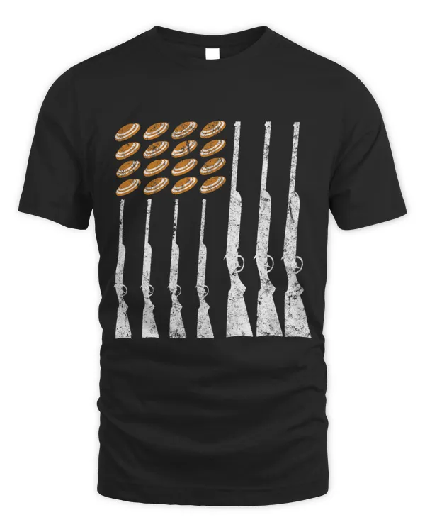 Skeet And Rifle American Flag