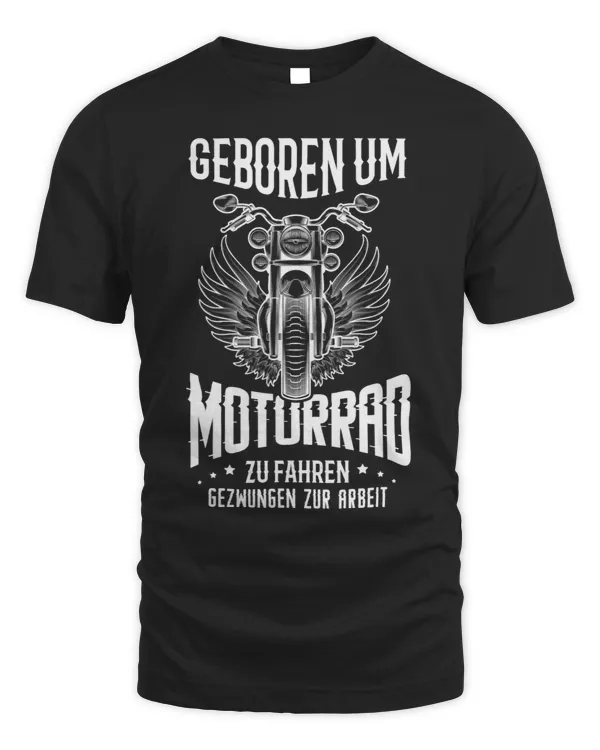 Motorcycle motif cool motorcyclist mens saying