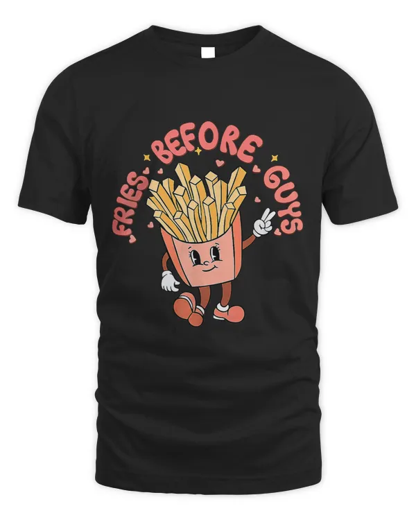 Vintage Cutest Fries Before Guys Valentines Day Food Lovers