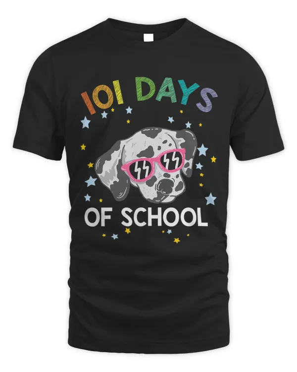 Dalmatian 101 School Days shirt Funny Dalmatian 100th Day School Dalmatians Dog