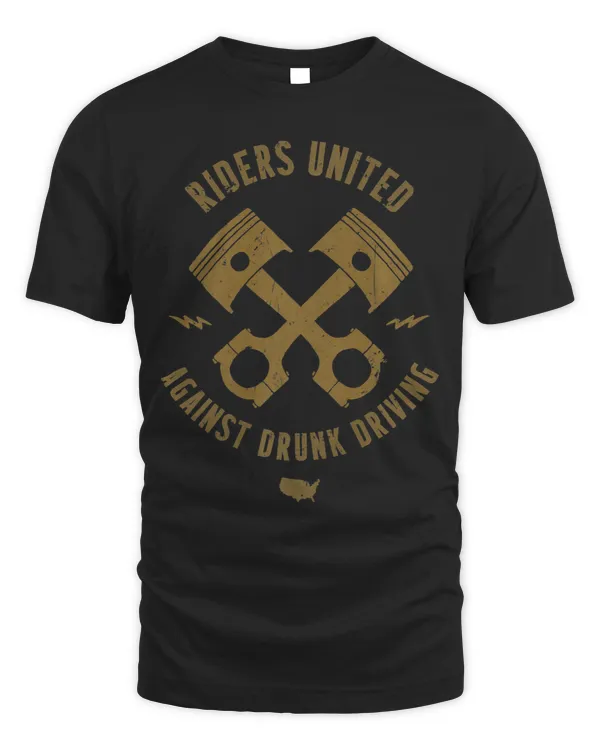 Street Drag Racing Biker Tees Riders Anti Drunk Driving