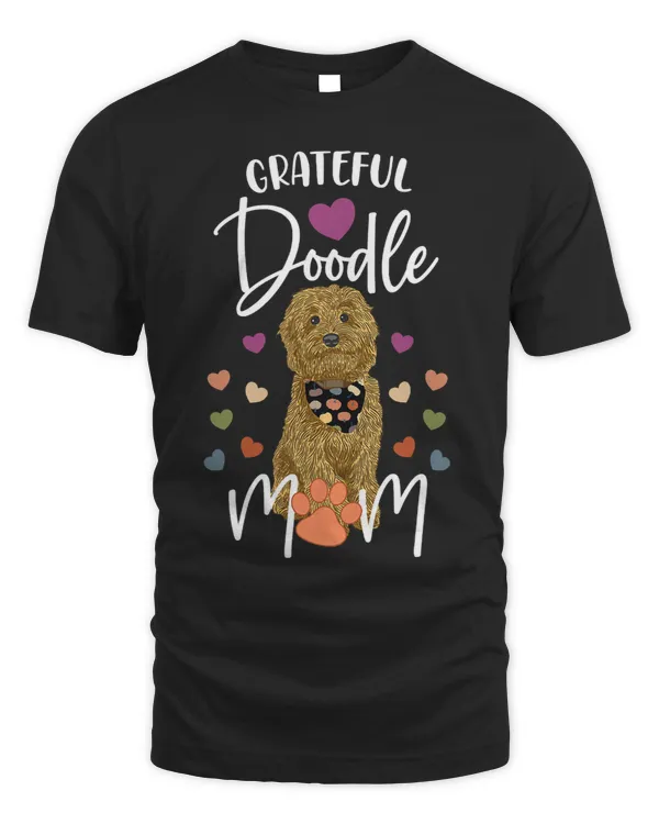 Goldendoodle Thanksgiving Goldendoodle Dog Grateful Doodle Mom Design Doodle Dog