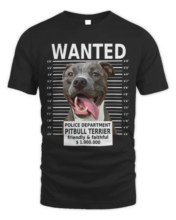 Funny Bully Wanted Pitbull Dog Owner Terrier Breed Pitbull Dog