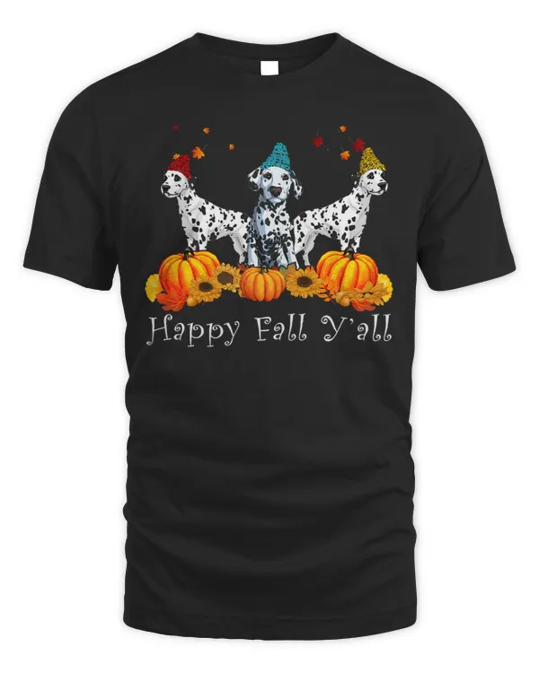 Dalmatian Costume Fall Yall Funny Thanksgiving 143 Dog Lover Dalmatians Dog