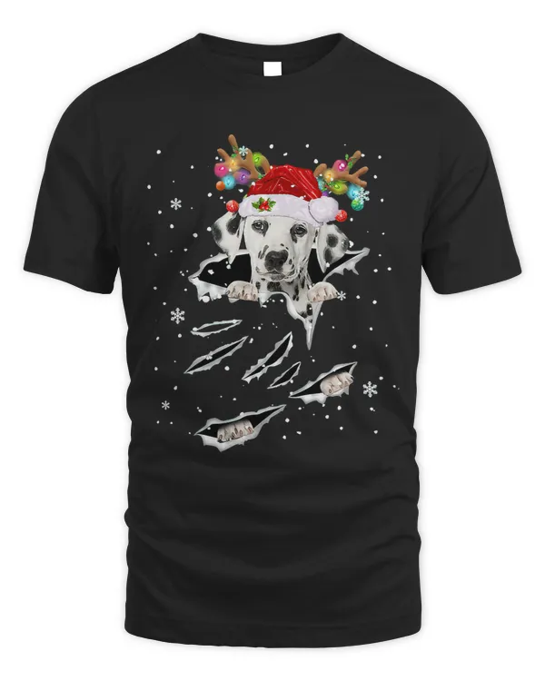 Dalmatian Christmas Reindeer Hat Santa Christmas Pajama 331 Dalmatians Dog