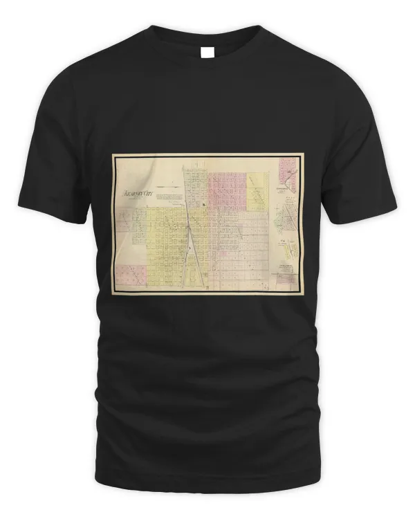 Vintage Kearney NE Map 1885