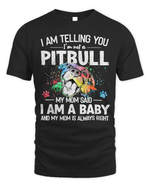 Bully Lover Dog Funny Pitbull Dog Im A Baby 177 Pitbull Dog