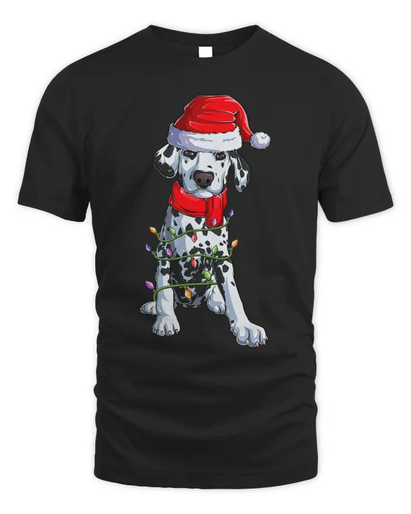 Funny Dalmatian Santa Claus Apparel Christmas Boys Girls 147 Dog Lover Dalmatians Dog