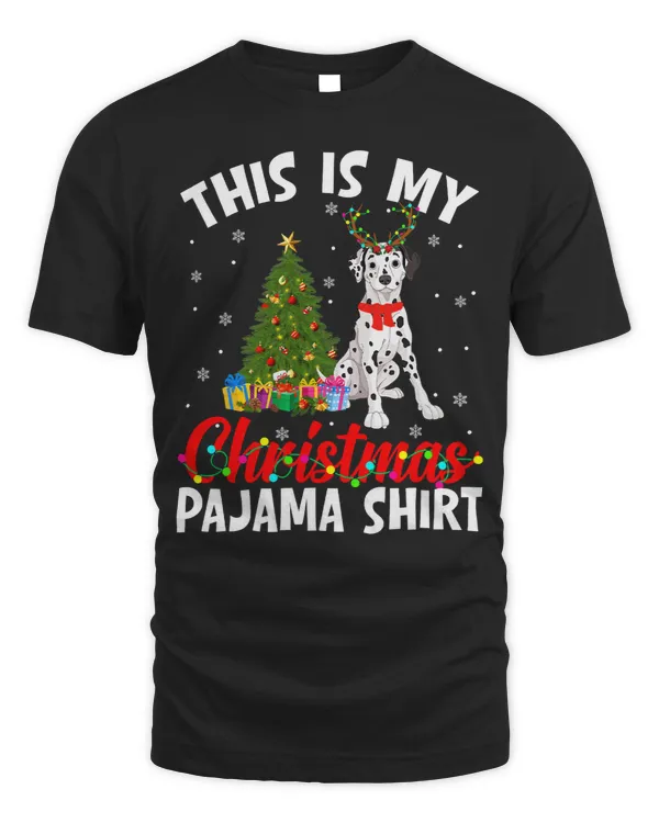 Funny Dalmatian Xmas This Is My Christmas Dalmatian Pajama 340 Dog Lover Dalmatians Dog