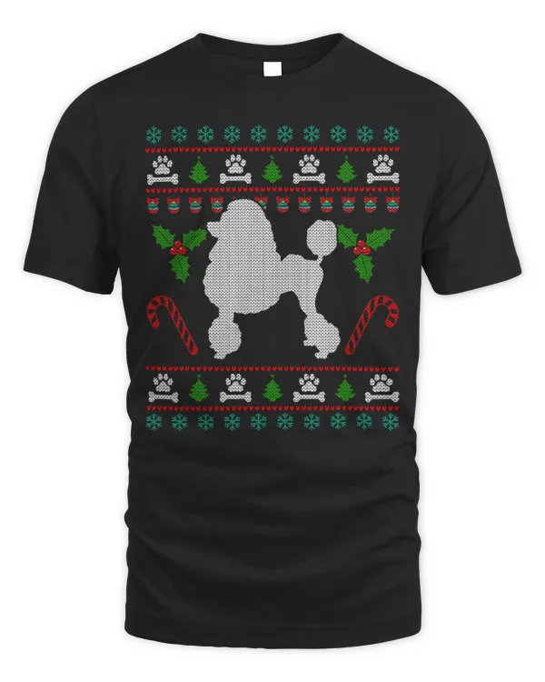 Poodles Ugly Christmas Funny Dog Lover 90 Poodle dog