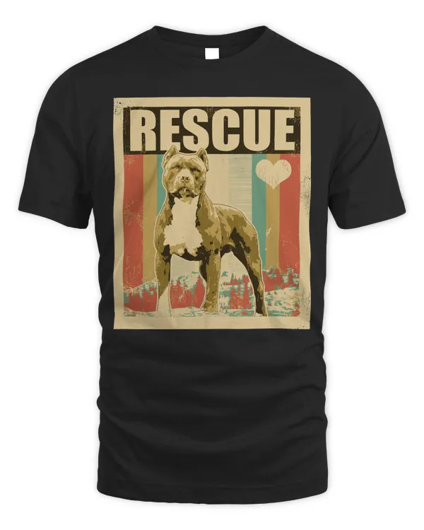 Bully Lover Dog Vintage Rescue Pitbull 149 paw Pitbull Dog