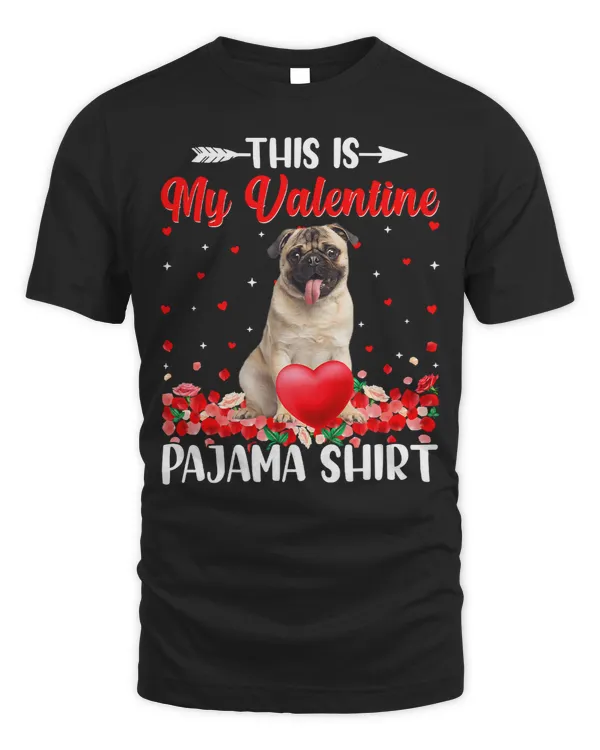 Pug Lover This Is My Valentines Hearts Puppy Lover 273 Pugs Dog