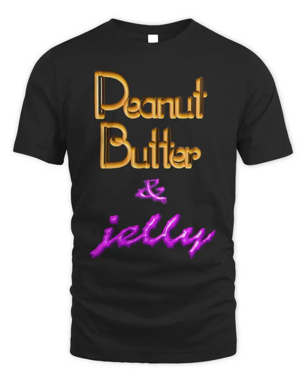 Peanut Butter Jelly Melting Graphic Text