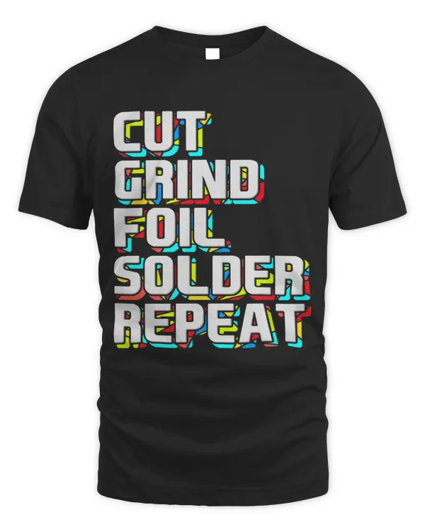 Cut Grind Foil Solder Repeat Church Cathedral Window Glazier