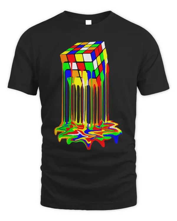 Awesome Graphic Melting Rubik Rubix Rubics Cube
