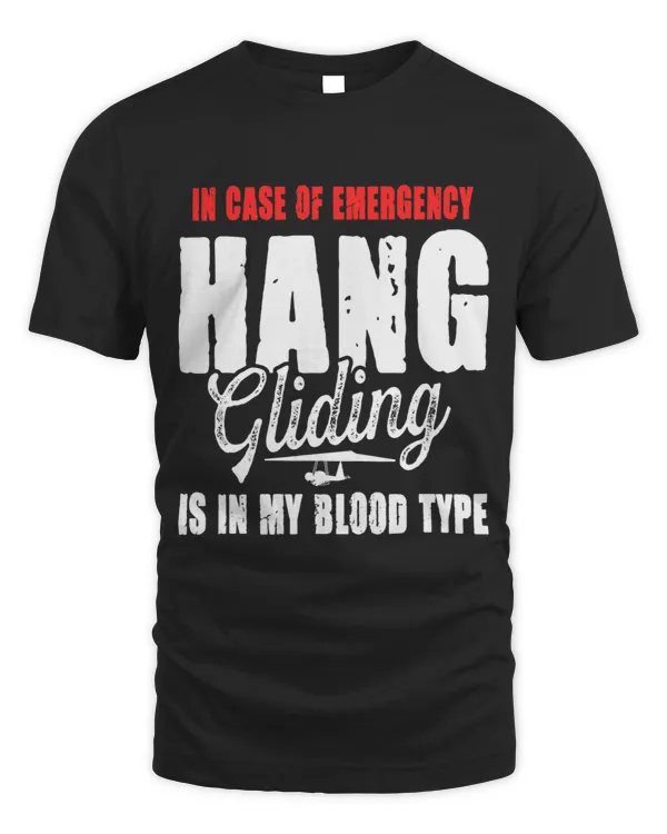 In Case Of Emergency Funny HangGliding Skydiving Design