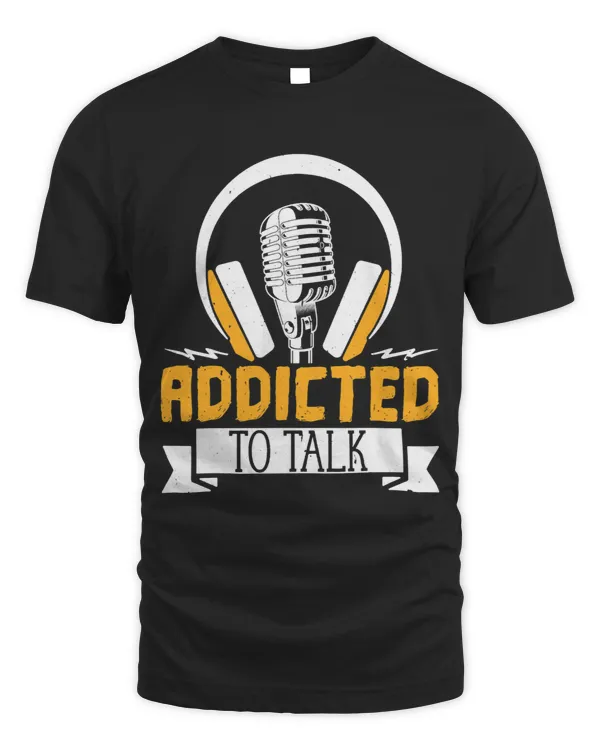 Podcasting Radio Streaming Vintage Addicted To Talk