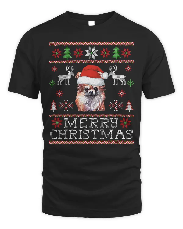 Chihuahuas Merry Christmas Pajama Family Matching 555 Chihuahua Dog