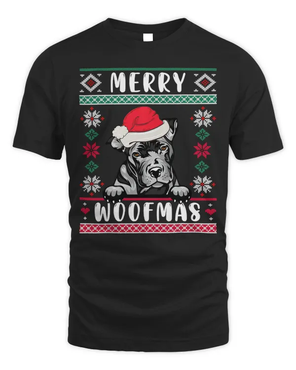 Bully Christmas funny Dog Lover Owner 242 Pitbull Dog