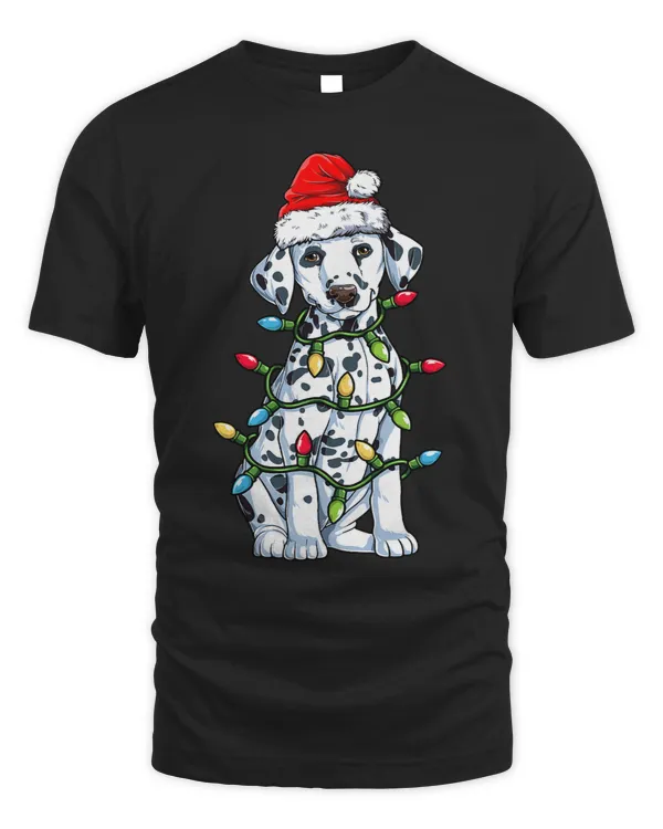 Dalmatian Santa Christmas Tree Lights Xmas Boys Dog Dogmas Dalmatians Dog