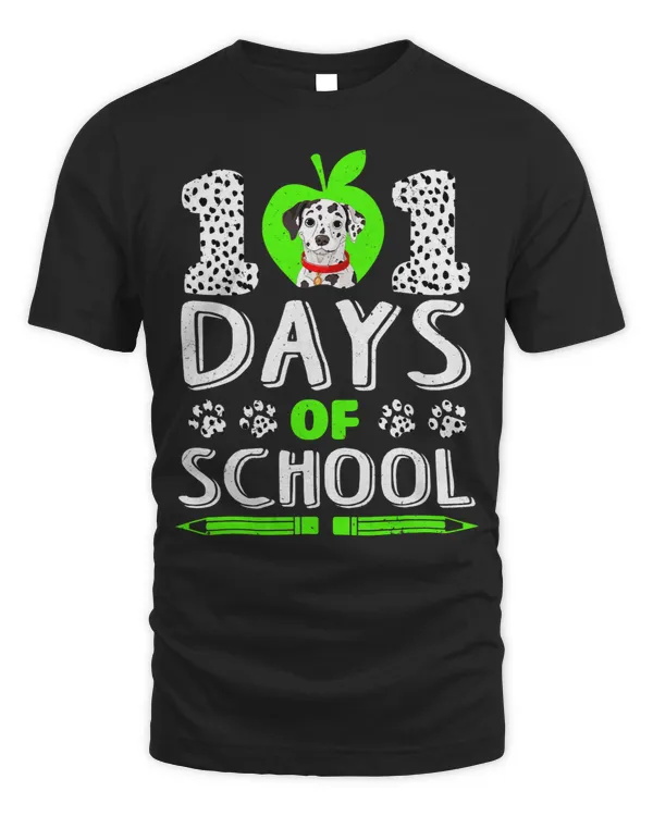 Funny Dalmatian 101 Days Of School Dalmatian 100th Smarter Student Dalmatians Dog