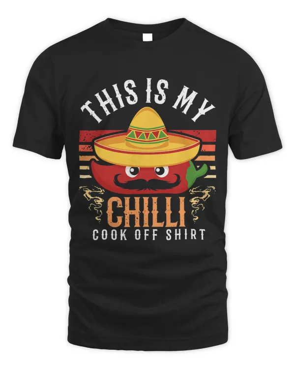 This Is My Chili Cook Off Shirt Spicy Food Contest Chef Cook