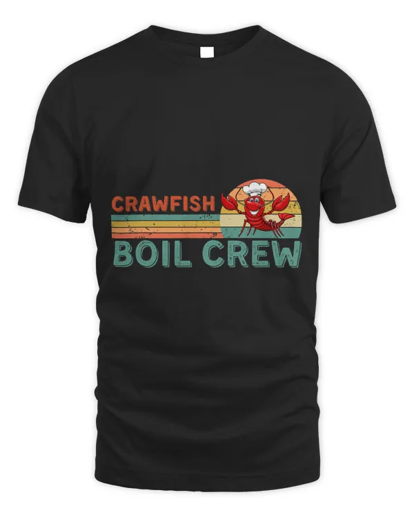 Retro Crawfish Boil Crew Gift CrayfishCrawdadMudbug Lover