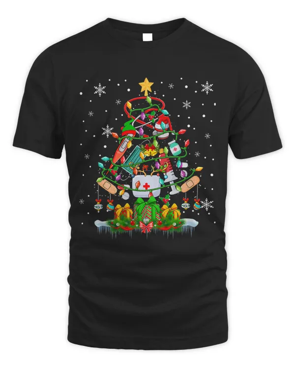 Christmas Tree Santa Reindeer Elf Medical Instruments Doctor