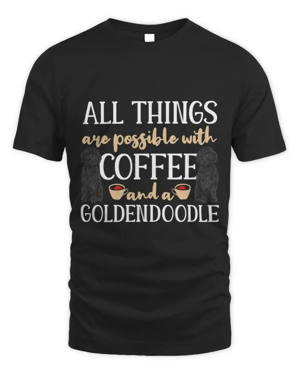Black Goldendoodle dog Coffee Doodle Dog Doodle Dog