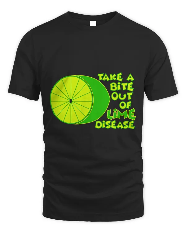 Take A Bite Out Of Lime Disease Funny Lemon Gift
