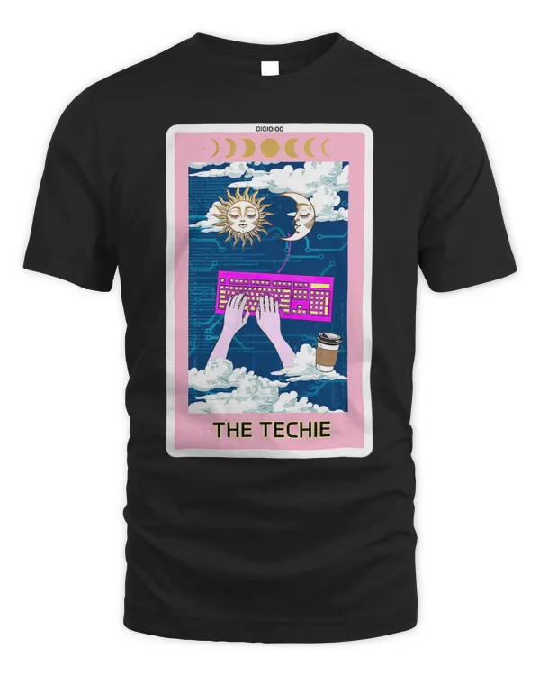 the techie tarot card clothing programmer coder gift ideas