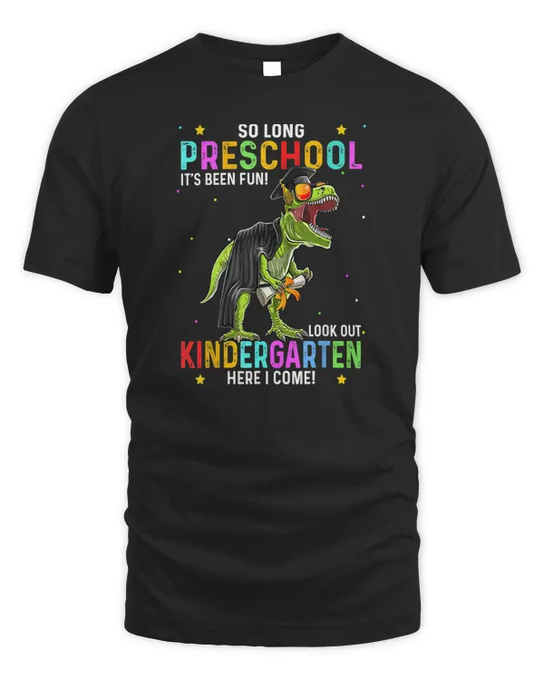 So Long Preschool Graduation Class 2023 PreK Dinosaur Kids