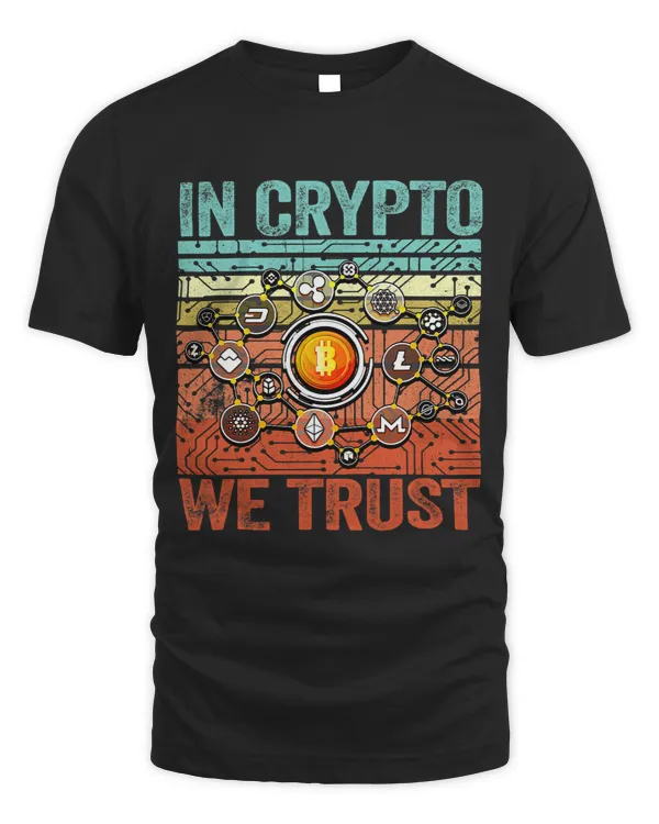 Bitcoin Shirt Blockchain Cryptocurrency In Crypto We Trust