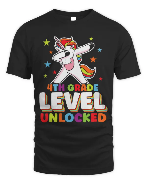 4th Grade Level Unlocked Creative Fourth Grader Dabbing 3