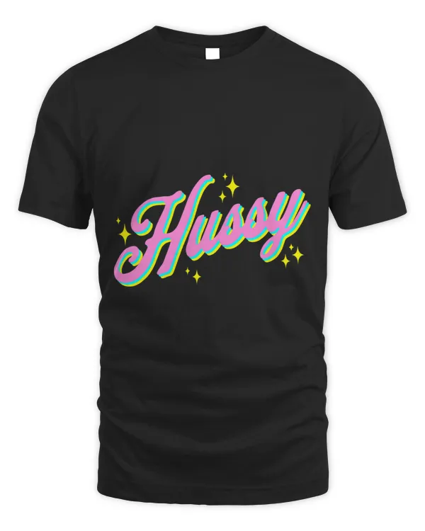 Hussy No Kink or Sex Shaming BDSM Funny Retro Womens