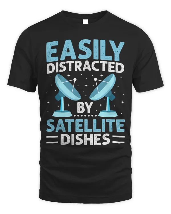 Funny Satellite Dish Lover Technician Astronomy 1
