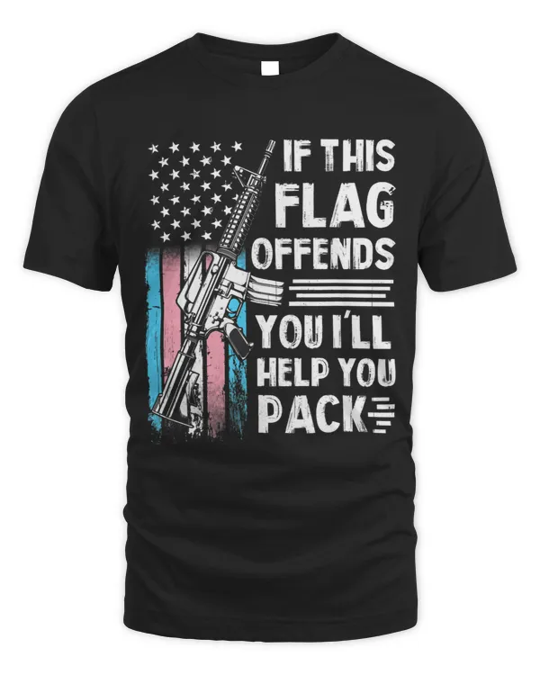 Transgender If This Flag Offends You AR15 Gun Rights Trans