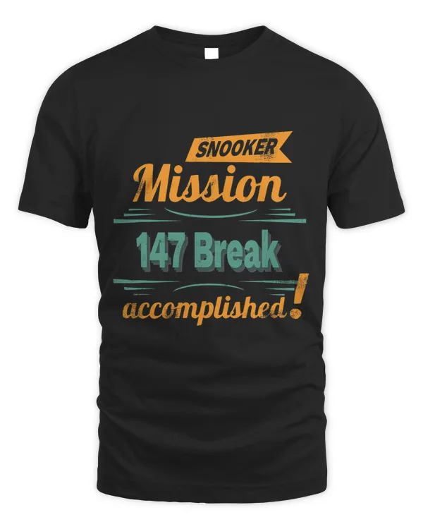 Mission 147 Snooker Maximum Retro Cue Sports Billard