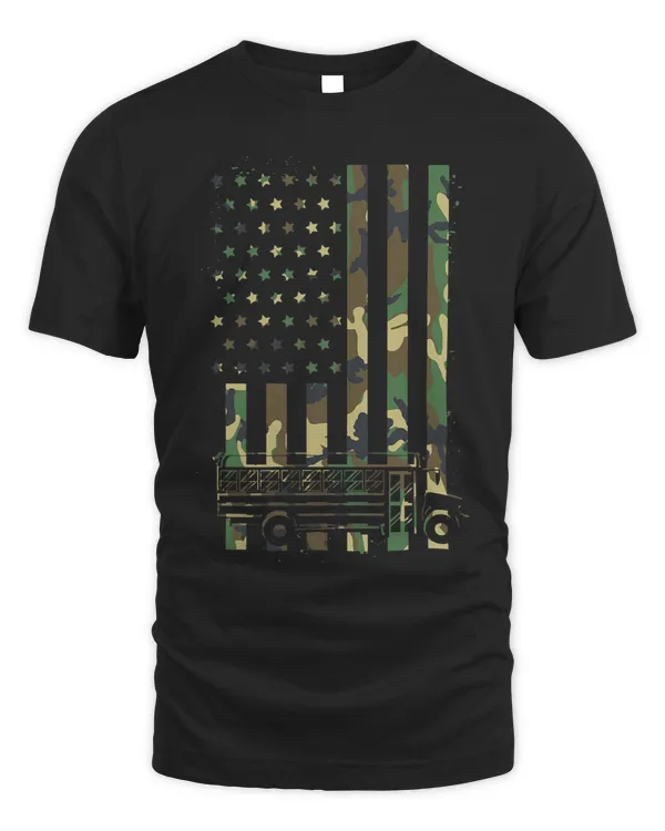 School Bus Driver American Flag Camouflage 2