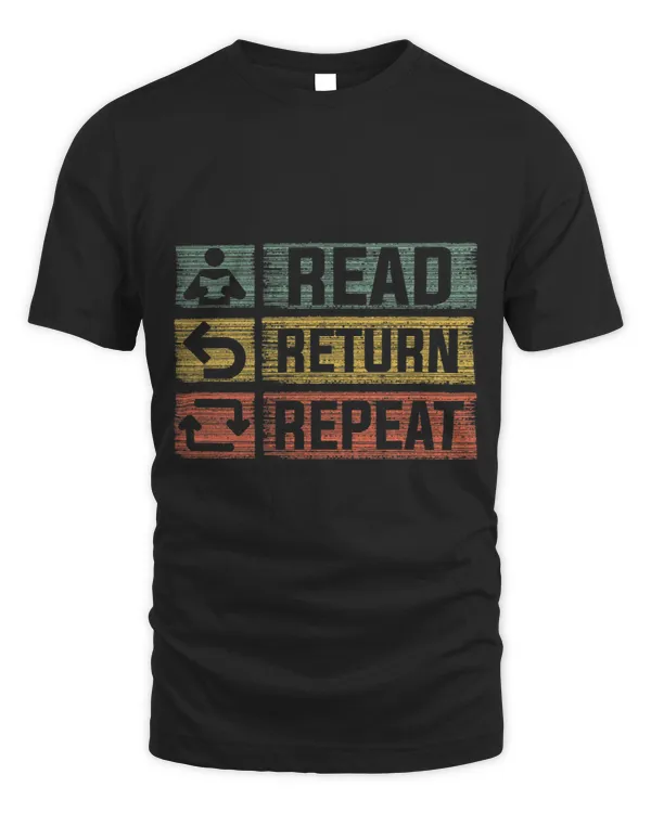 Read Return Repeat Funny Library Librarian