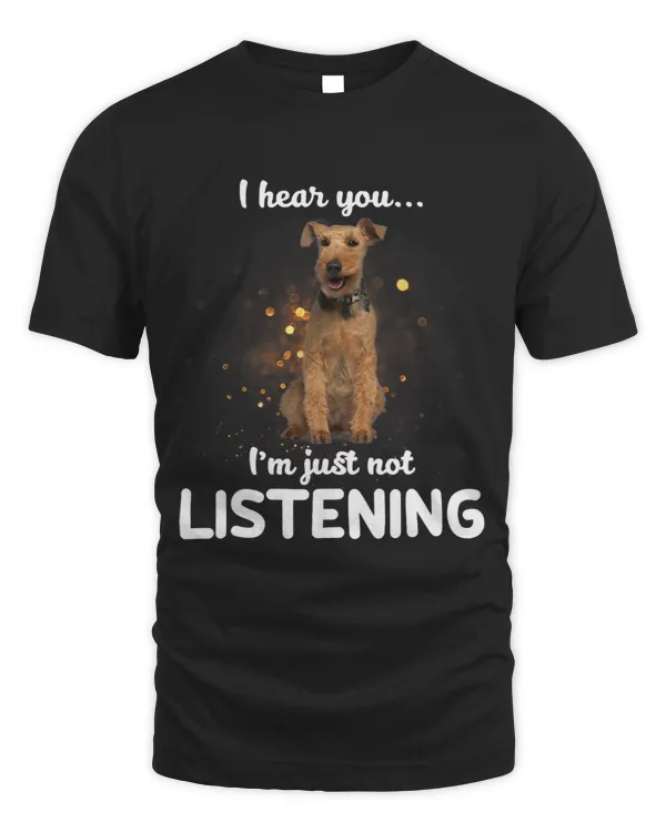 Welsh Terrier Dog I Hear You Not Listening