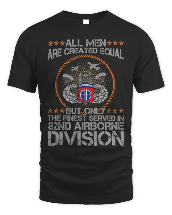 All Men US Army 82nd AIRBORNE Division T-Shirt