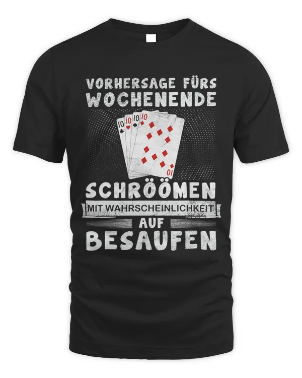 Funny Schröömen dolls card game Rheinland saying