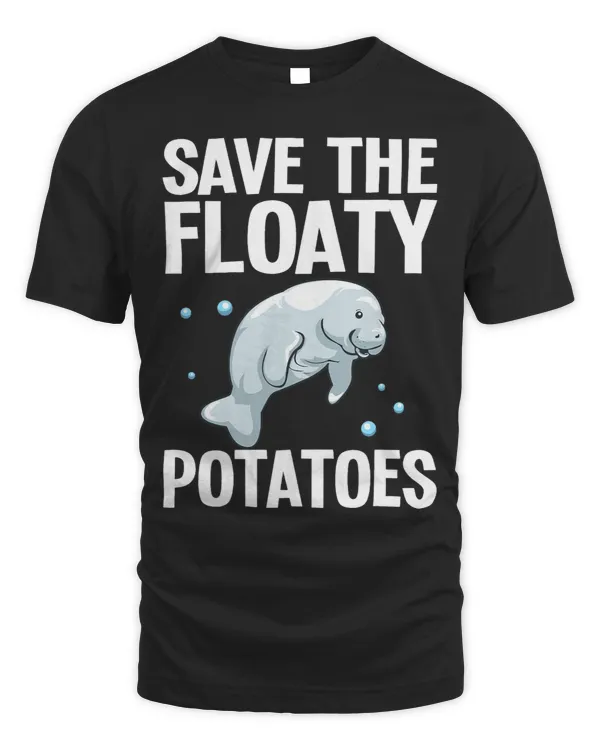 Funny Manatee Designs For Men Women Floaty Potato Sea Cows