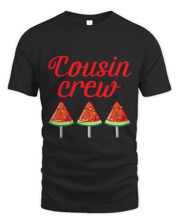 Cousin Crew Ice Cream Pops Watermelon Christmas In July Crew