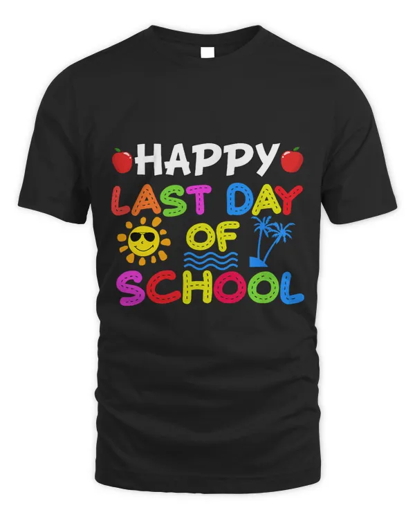 Happy Last Day Of School Teacher Student Hello Summer