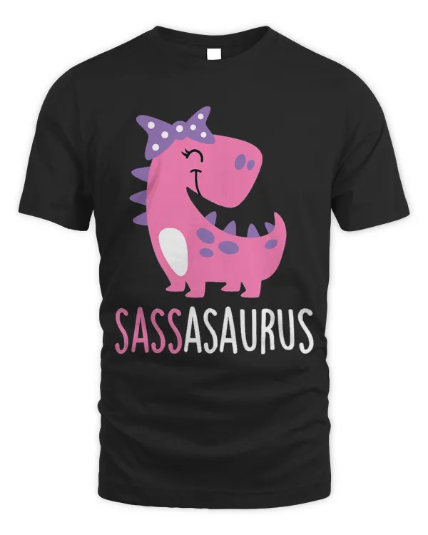 Sassasaurus Cute Girl Dinosaur Funny Gifts for Kids Girls_1