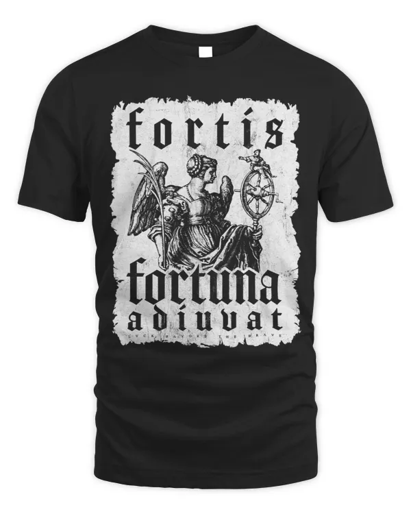 Latin Philosophy Quote Luck Bravery Fortis Fortuna Adiuvat